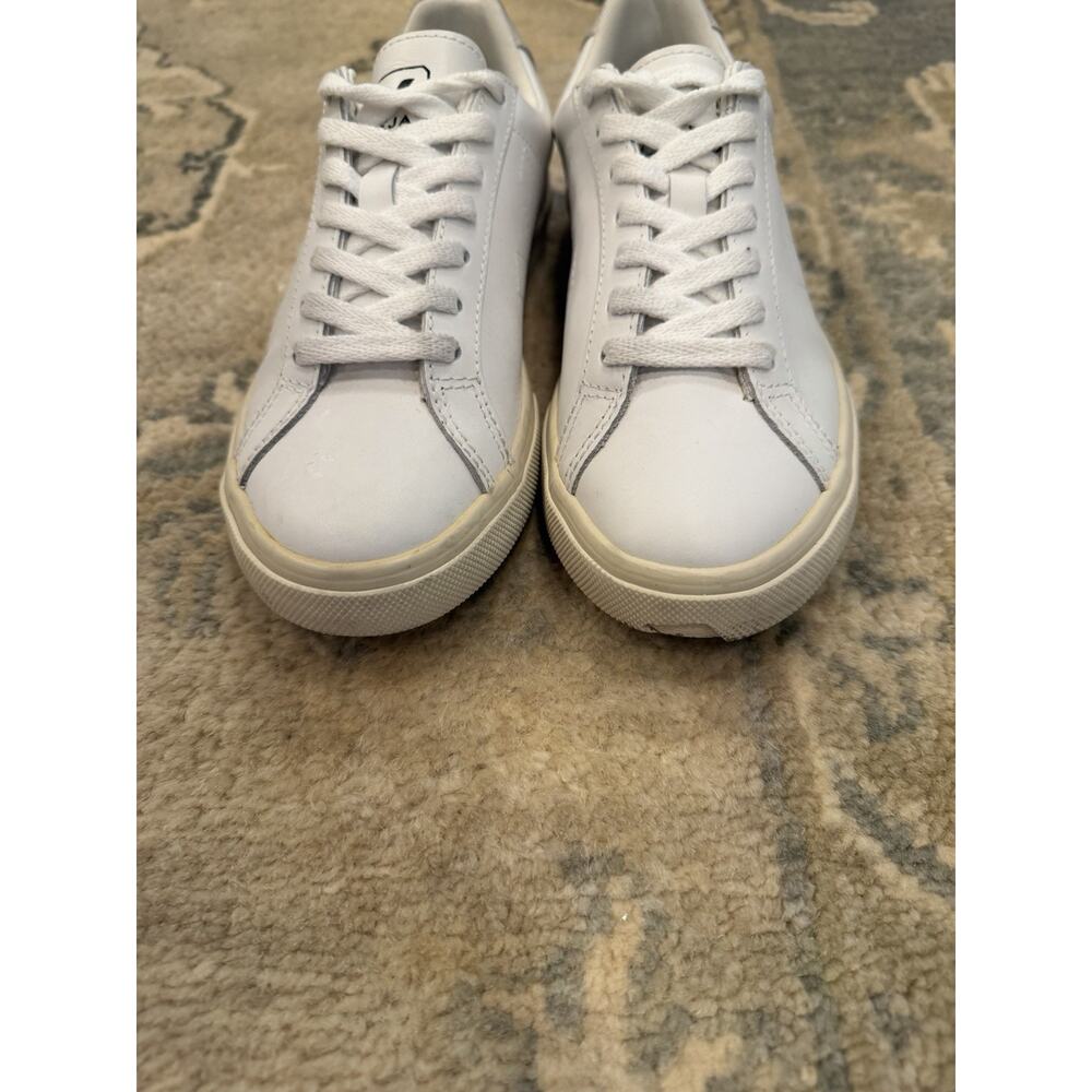 VEJA Low Esplar Leather Lace-Up Sneakers | White Great Condition Size 5 EUR 36 - Picture 8 of 16